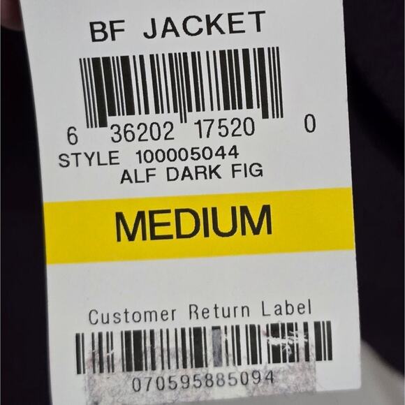 Alfani Royal Purple Zippered Bell Sleeve Jacket / Dress‎ Size Medium New! - Picture 7 of 10